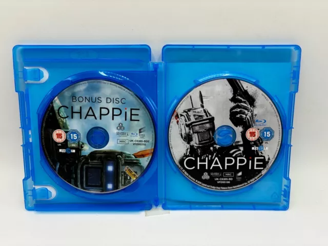 Chappie (2015) Hugh Jackman - Blu-ray & Bonus Disc *SPRING SALE* 3