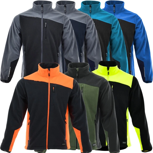 uneek Fleecejacke Extra dicke Fleecejacke schwarz 280-300g