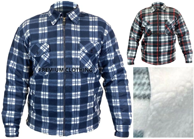 Lumber jackets Womens Mens LINED quilted Fleece shirt Sherpa Flannel Warm Jacket