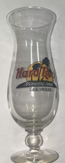 Hard Rock Cafe Las Vegas 9.25" Hurricane Glass