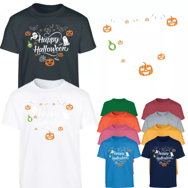 Happy Halloween Witches Boys Tshirt Unisex Kids Horror Scary Spooky Girl T-Shirt