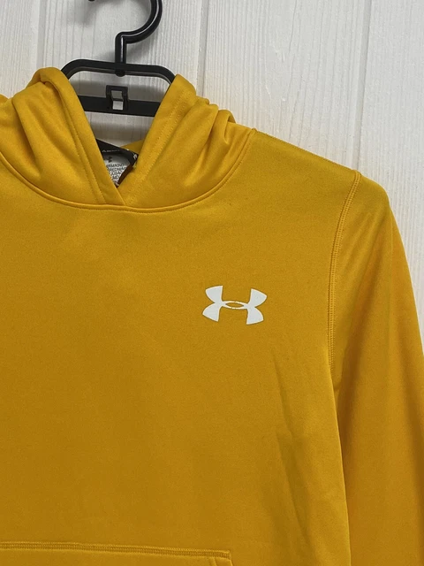 Under armour Larga Ragazzi Bambini Felpa con Cappuccio Giallo Taglia AMG / Jm / 2