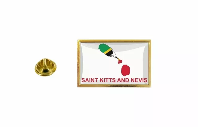 Anstecknadel Pin Abzeichen Flagge Land Karte Sna Sankt St Kitts Nevis