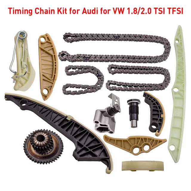 TIMING CHAIN KIT For Audi A3 A4 A5 A6 VW GOLF EOS Passat SKODA 1.8 2.0