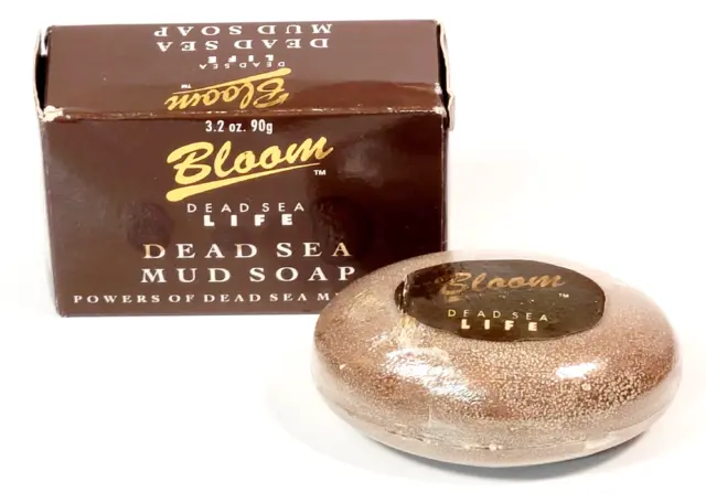 Bloom Dead Sea Life Mud Soap 3.2 oz Facial Skin Cleanser Purifier