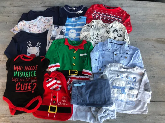 Baby Boy/Girl Clothes Christmas Bundle 3-6 Months