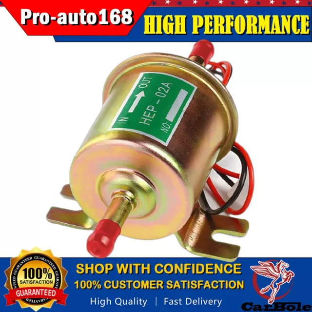 Universal Electric Fuel Pump 2.5-4 psi For Lawn Mowers Small Engine Gas Diesel
