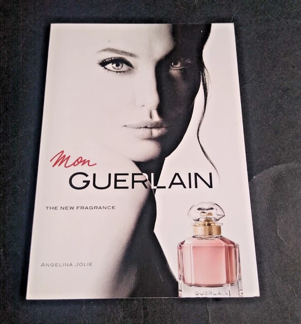 Guerlain Mon Guerlain 2019 Perfume Advertising Card Angelina Jolie