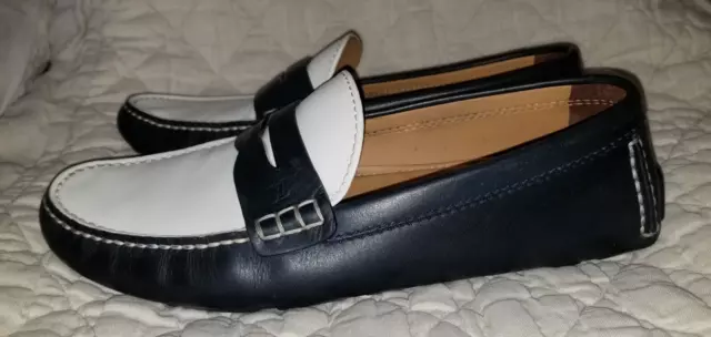 Louis Vuitton Men's Navy Damier Suede Shade Car Shoe Loafer