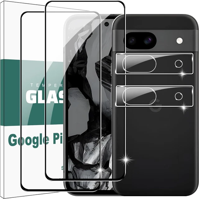 Lentille En Verre Pour Caméra Arrière Google Pixel 8 Pro - 2 Packs Avec Kit D'Outils, Remplacement Facile, Qualité Origine - 2