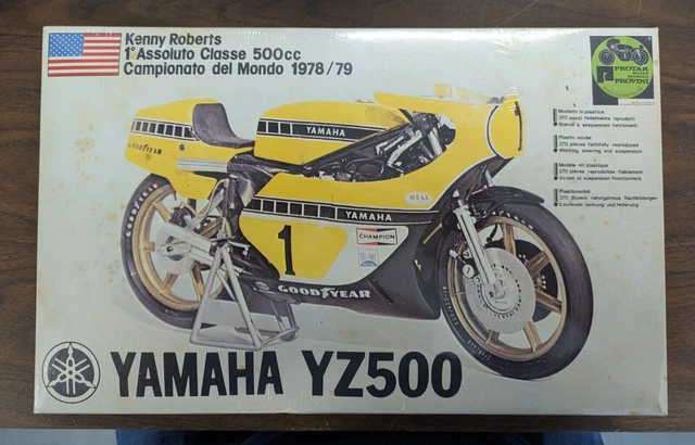 PROTAR YAMAHA YZ500 Johnny Cecotto 1:9 Scale Model, Factory Sealed