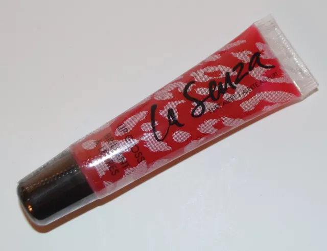 New La Senza Flirt Alert Lip Gloss Shimmer Balm Color Glitter Tint Htf Rare