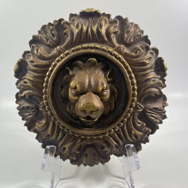 Art Ornate Lion Head Wall Plaque