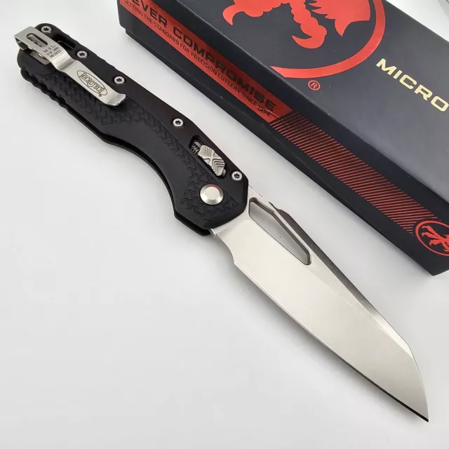 Microtech MSI RAM LOK Manual Folding Knife Black Handles M390 Blade 210T-10PMBK