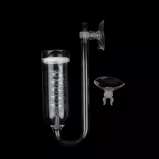 CO2 Diffuser Aquarium Spiral Carbon Dioxide Atomizer Diffuser With Suction #DC