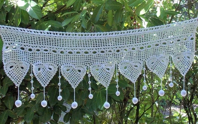 Brise-bise Crochet Main Fait Sur Mesure - Artisanat Français - Coton Personnalisable