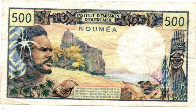 MA 34506 / Nouvelle Calédonie - New Caledonia 500 Francs TB 2