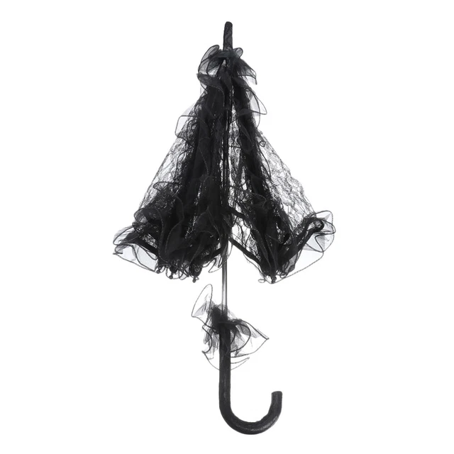Arredamento Accento Nero Decorazioni Floreali Mini Ombrelli Parasole