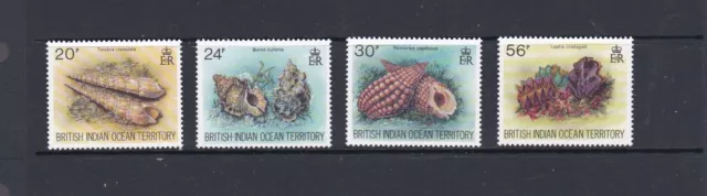 British Indian Ocean Territory 1996 Sea Shells Mnh Set Of Stamps