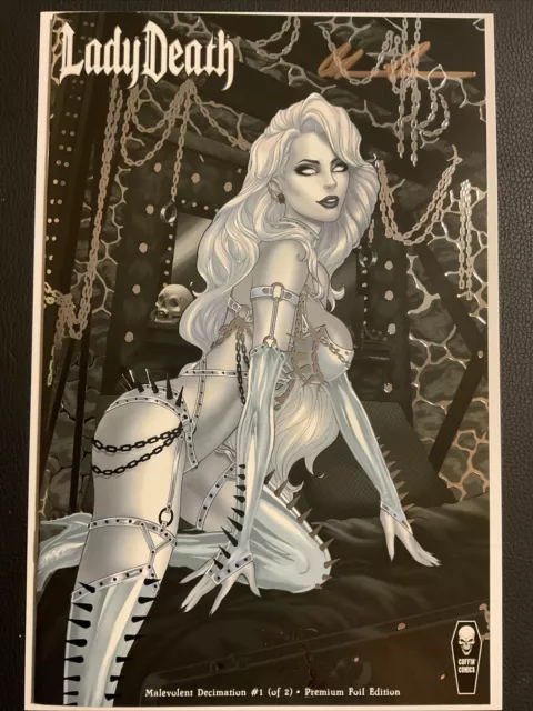 Lady Death Malevolent Decimation #1 Sorah Suhng Comic Shop Premium Foil Edition