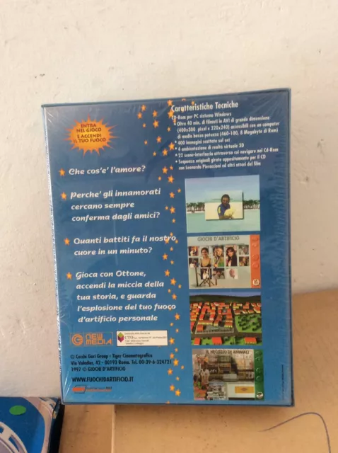 Rarissimo gioco per PC Giochi d’artificio 1997 Pieraccioni in box da collezione 2