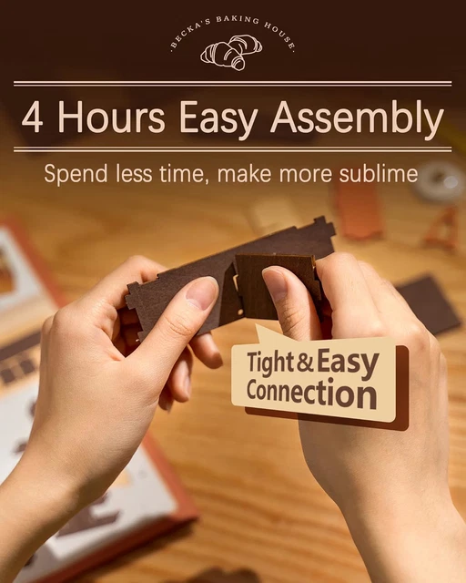 ROLIFE DIY MINIATURE House KitBecka's Baking HouseCraft Kits For