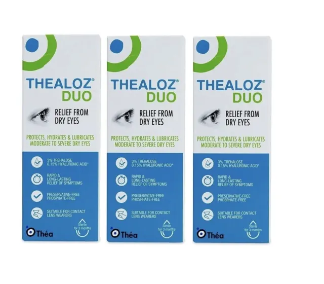 Thealoz Duo Dry Eye Drops 10ml