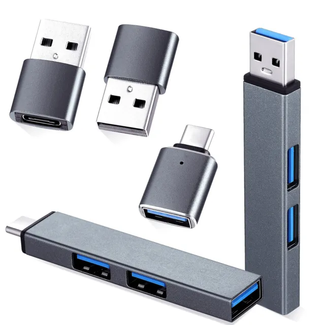 Adaptateur De Port USB Hub 5 Pièces Par Paquet En Compact Concentrateur