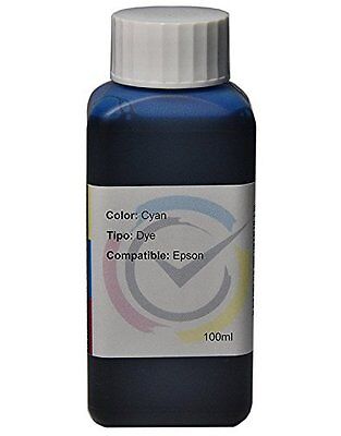 Inchiostro InkTec Dye Cyan compatibile con cartuccia T2712 per stampante Epso...