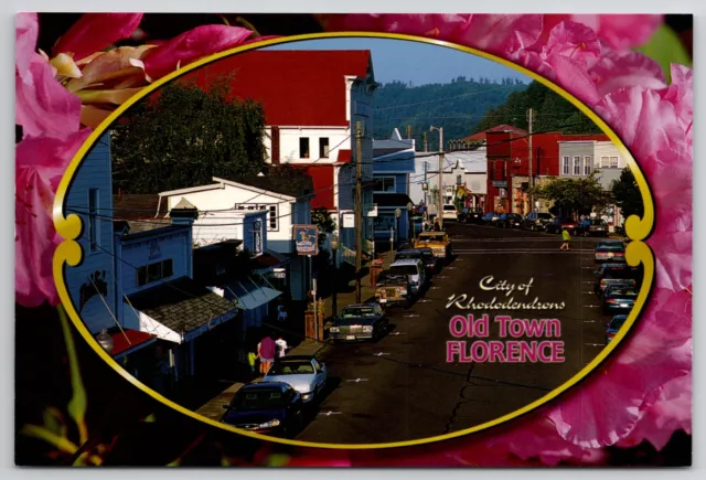Oregon OR City Of Rhododendrons OLD TOWN FLORENCE - Unposted POSTCARD