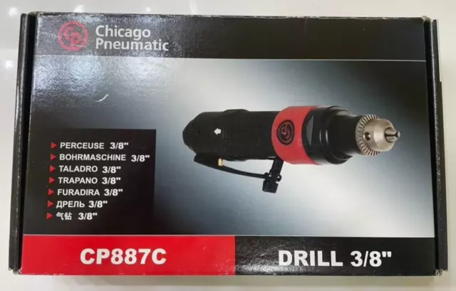 Chicago Pneumatic drill 3/8 inch item #CP887C new in box
