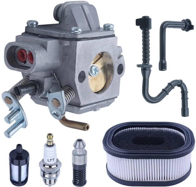 Kit Carburateur Pour Tronçonneuse ECHO CS3000/CS3400/CS3450 Etc. - Pièces De Rechange 7 En 1 (carbu, Bougie, Filtre, Tuyaux)