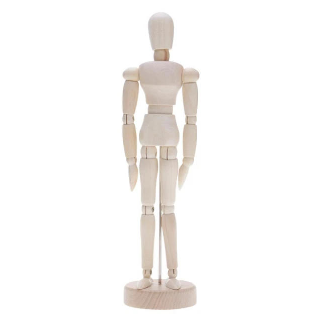5 Stck. Holz bewegliche Gliedmaßen menschliche Figur Modell Künstler Skizze (14 cm)