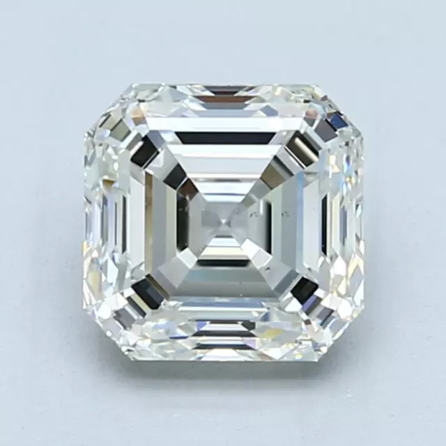 Charles and Colvard Forever One DEF 8mm Asscher Moissanite With Certificate