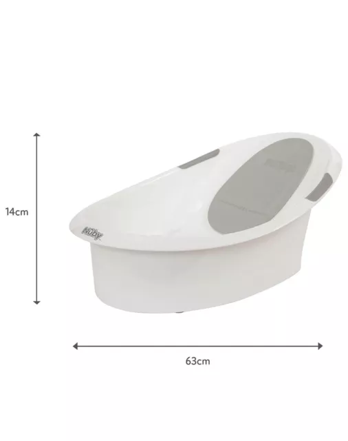 Nuby Baby Bath Tub is Practical and Convenient to use Anywhere with Easy-Grip 3