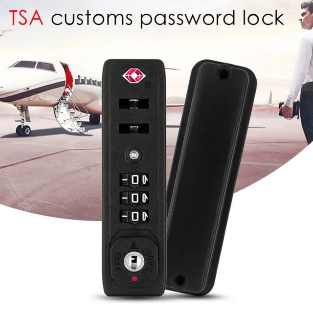 Luggage Safely Code Lock 3 Digit Combination Lock TSA Customs Lock TSA007
