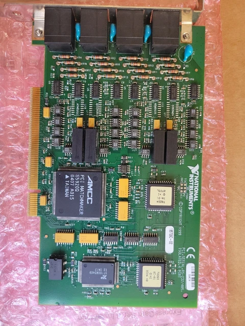 National Instruments 185729D-02 PCI Serial RS-232/485 Isolated 4-Port Card