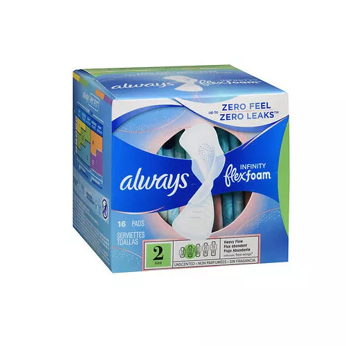 Always Infinity with FlexFoam Pads with Flexi-Wings 16 Count By Always Discreet