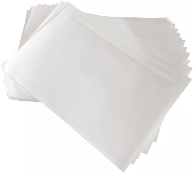 100 - 7.5" x 5.5" Packing List Envelopes Pouches Clear Adhesive Address Sleeve