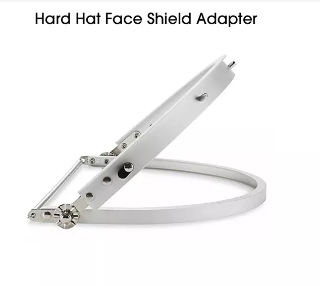 BULLARD 112G Faceshield Bracket, Silver Line Aluminum, For Full Brim Hard hat