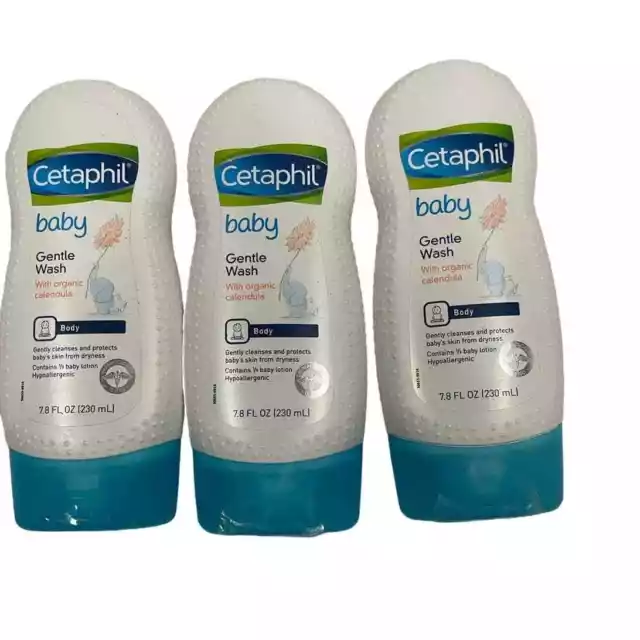 Cetaphil Baby Gentle Wash With Organic Calendula Pack of 3