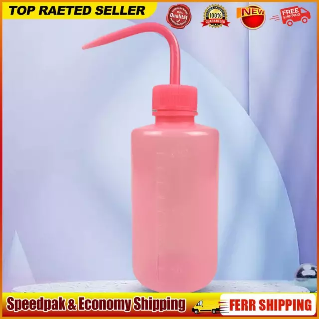 2Pcs Safety Wash Bottle Lightweight Narrow Mouth Squeeze Bottles Portable 250ml