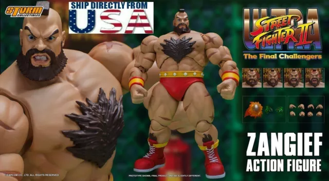 Storm Toys Ultra Street Fighter II The Final Challengers Zangief 6" Figure Set