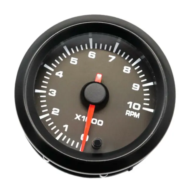 Compte-tours RACETECH Diamètre 80mm 0/10000 RPM avec shift-light