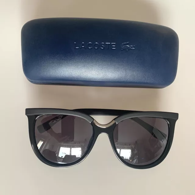 SUPER PROMO Lunettes de soleil LACOSTE Noires Femme Neuves Authentiques