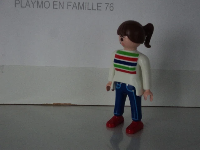 Lot PLAYMOBIL Vintage - Maison, Berceau Violet, Chambre (sets 4145, 5763) - City Life