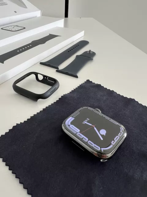 Apple Watch Série 7 Acier 45mm GPS + Cellular