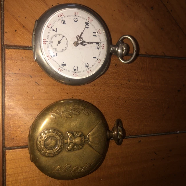 Lot de 2 montres anciennes à gousset