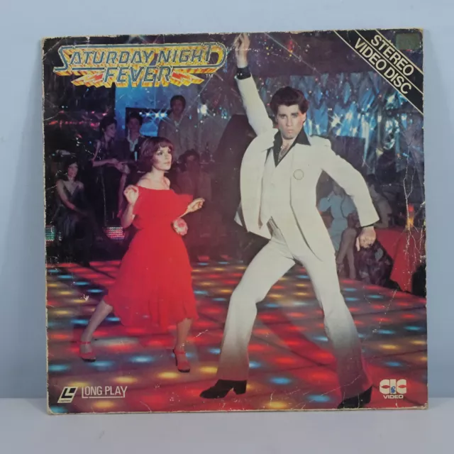 Saturday Night Fever Laserdisc - Paramount CIC Video - John Travolta Disco