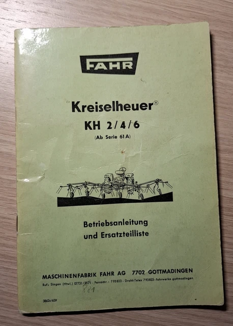 Fahr Kh 4 Technische Daten